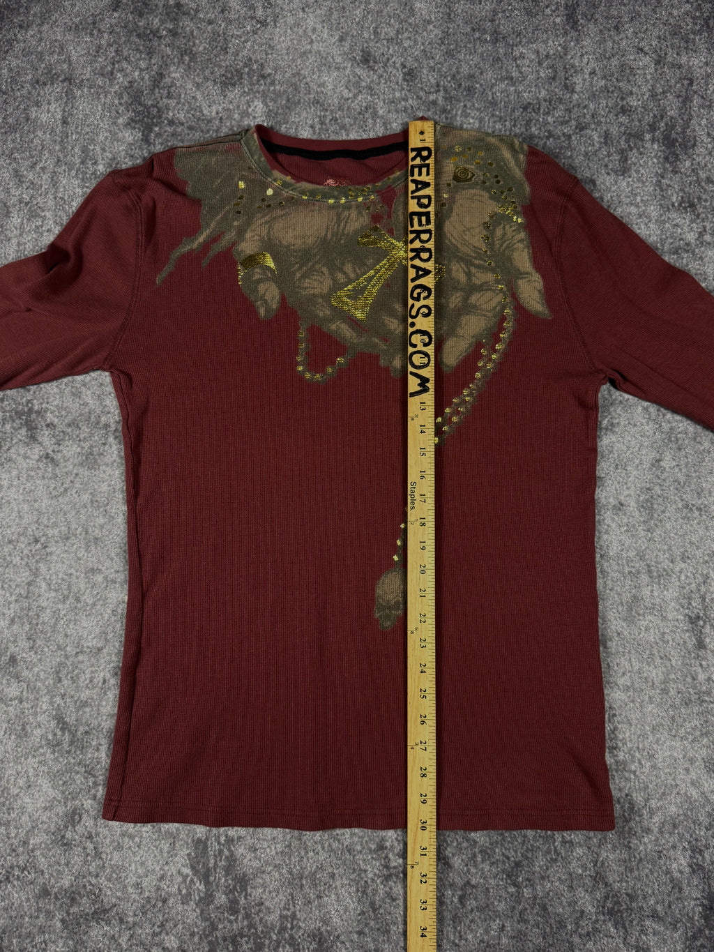 (rare) 2000s affliction x ozzy osbourne thermal (L)