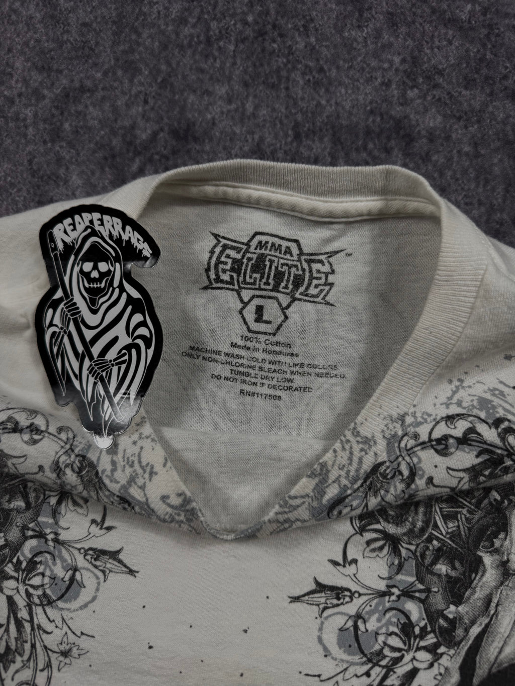 (rare) 2000s mma elite shirt (L)