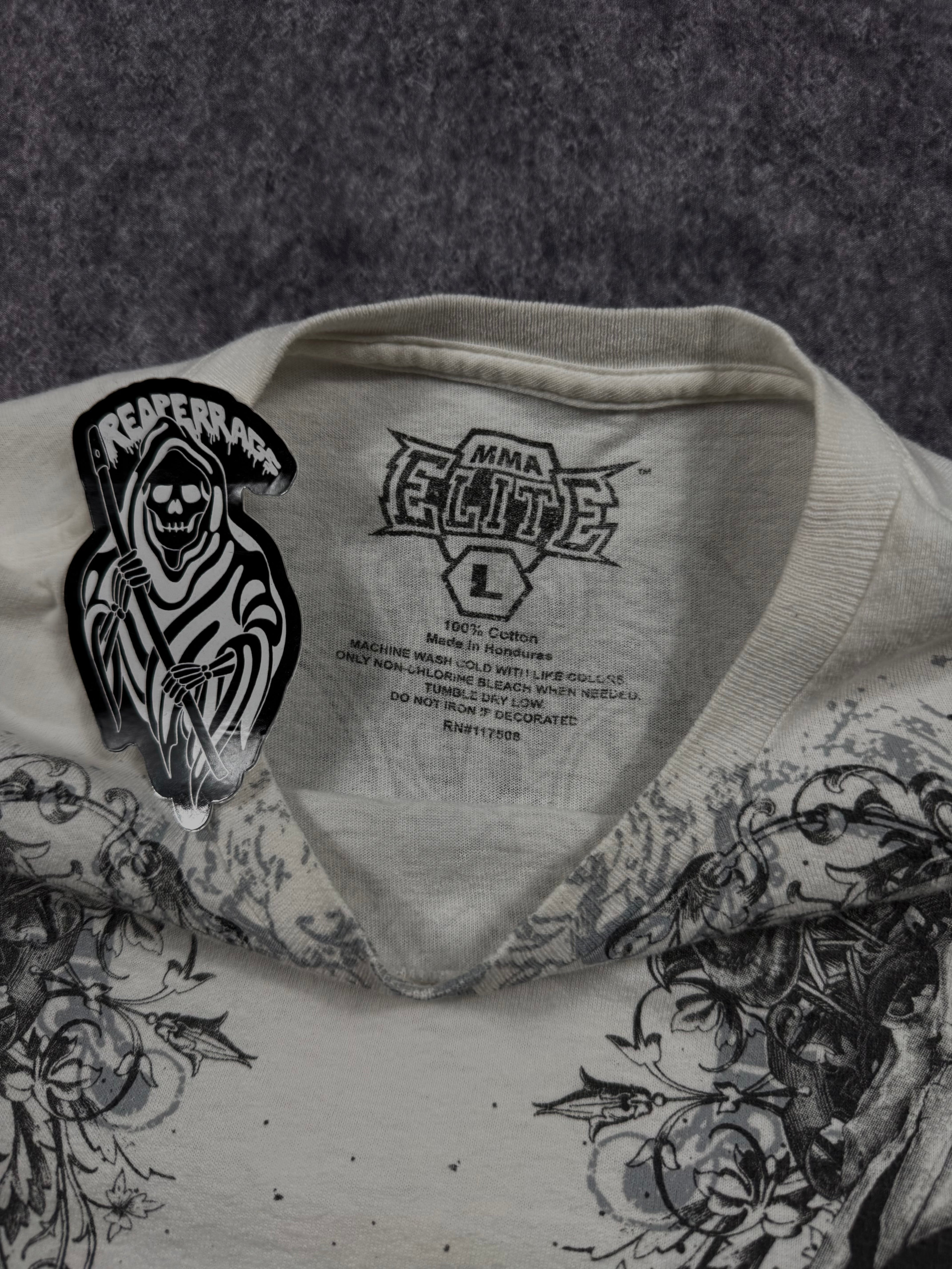 (rare) 2000s mma elite shirt (L)