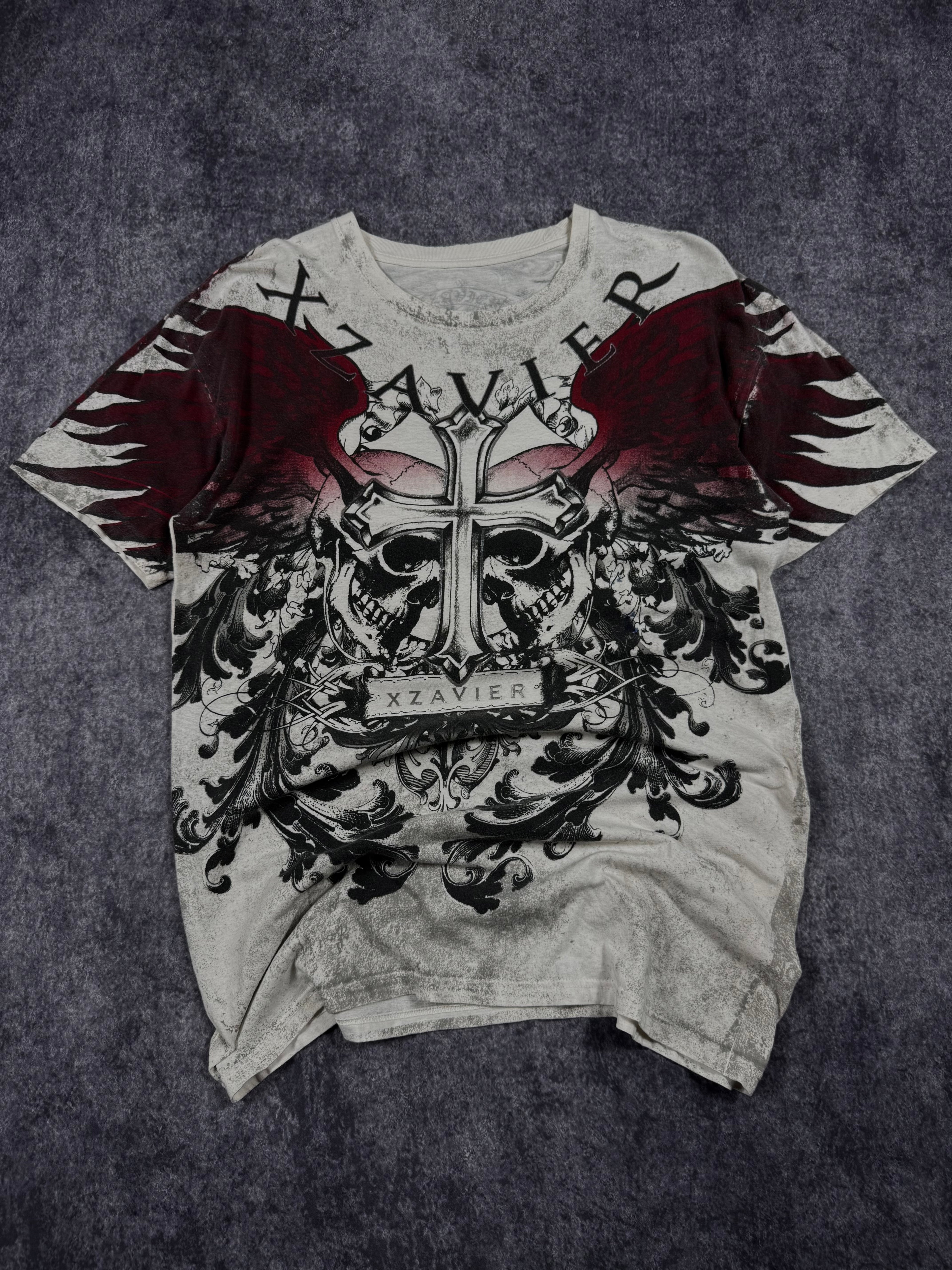 (rare) 2000s xzavier x buckle shirt (M)