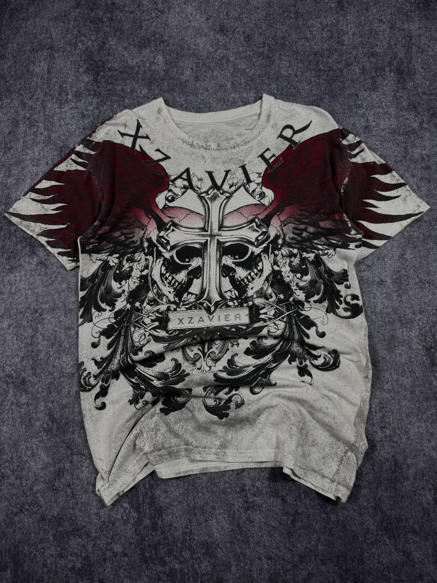(rare) 2000s xzavier x buckle shirt (M)
