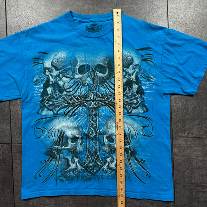 Y2K Jesse Pinkman Style MMA ELITE Skull Tshirt (L)