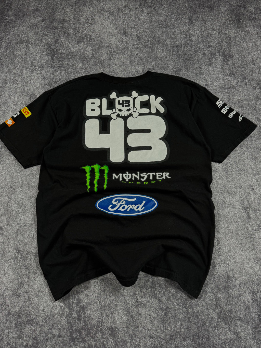 (rare) 2000s hoonigan x monster energy x ken block shirt (M)