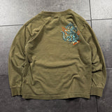 2000s Monster Mash Long Sleeve Shirt (XXS)