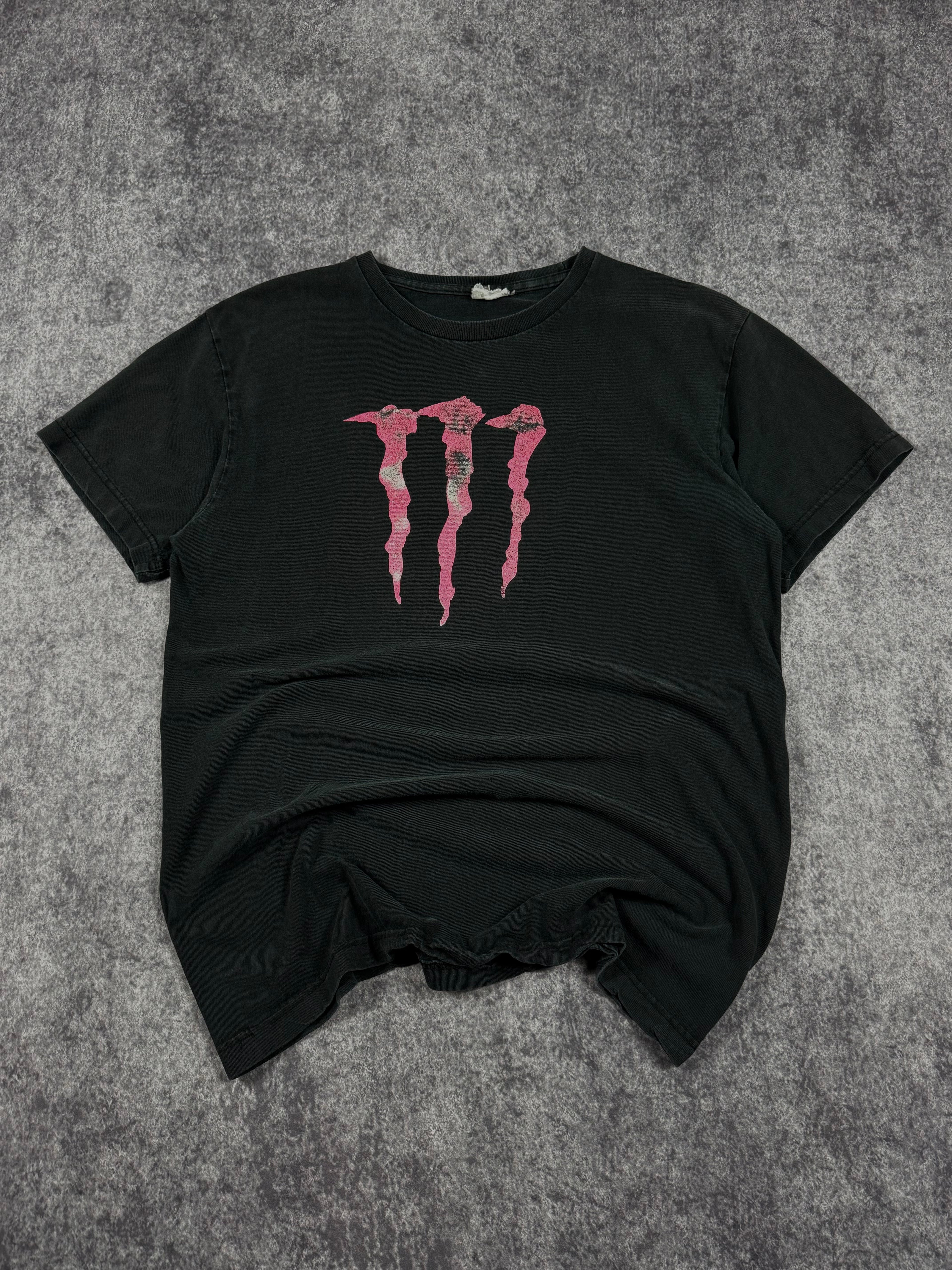 (rare) 2000s monster energy x fox racing shirt (M)