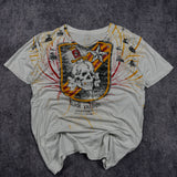 2000s silver star shirt (M)
