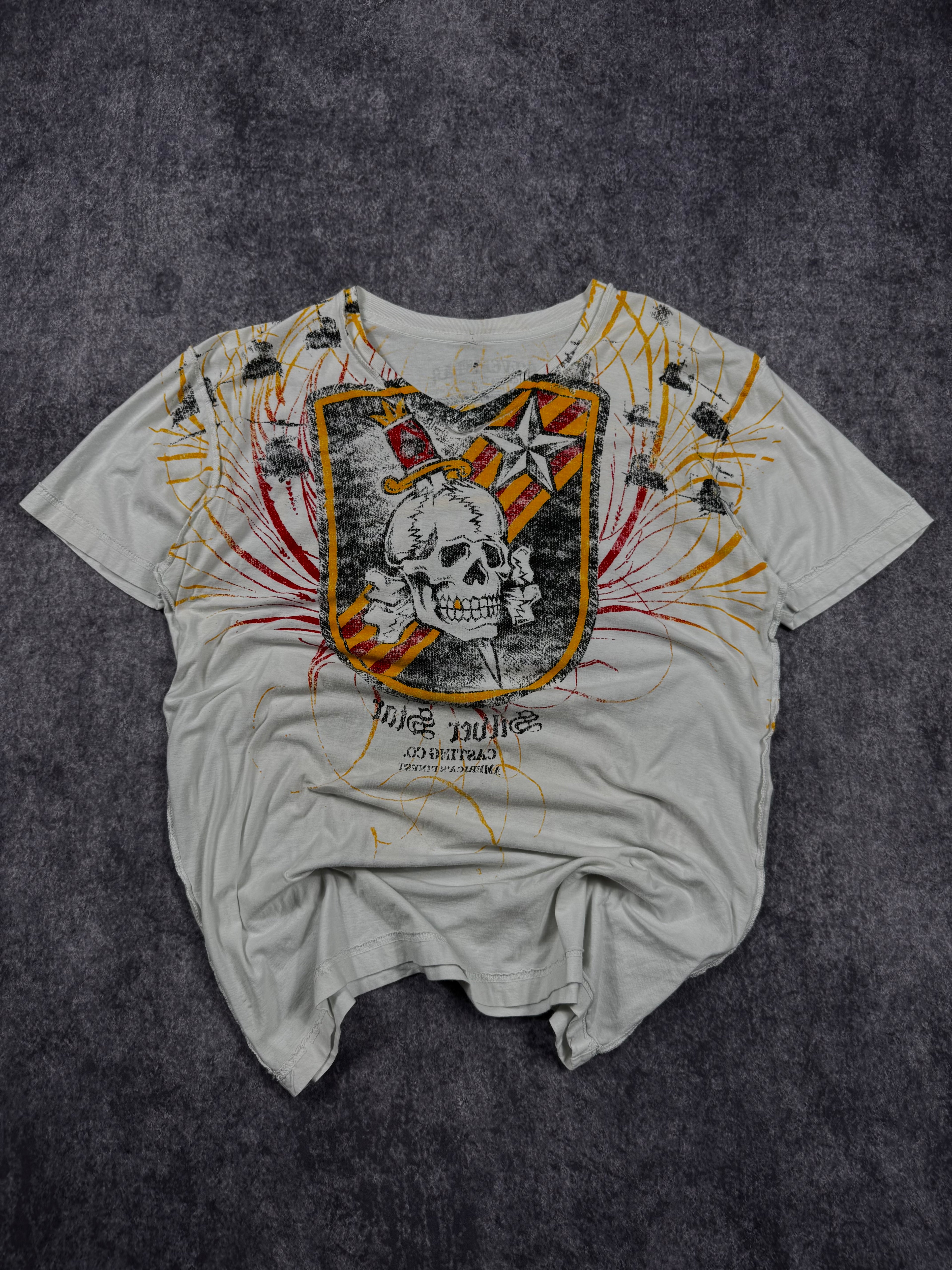 2000s silver star shirt (M)