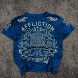 (rare) 2000s reversible affliction shirt (L)