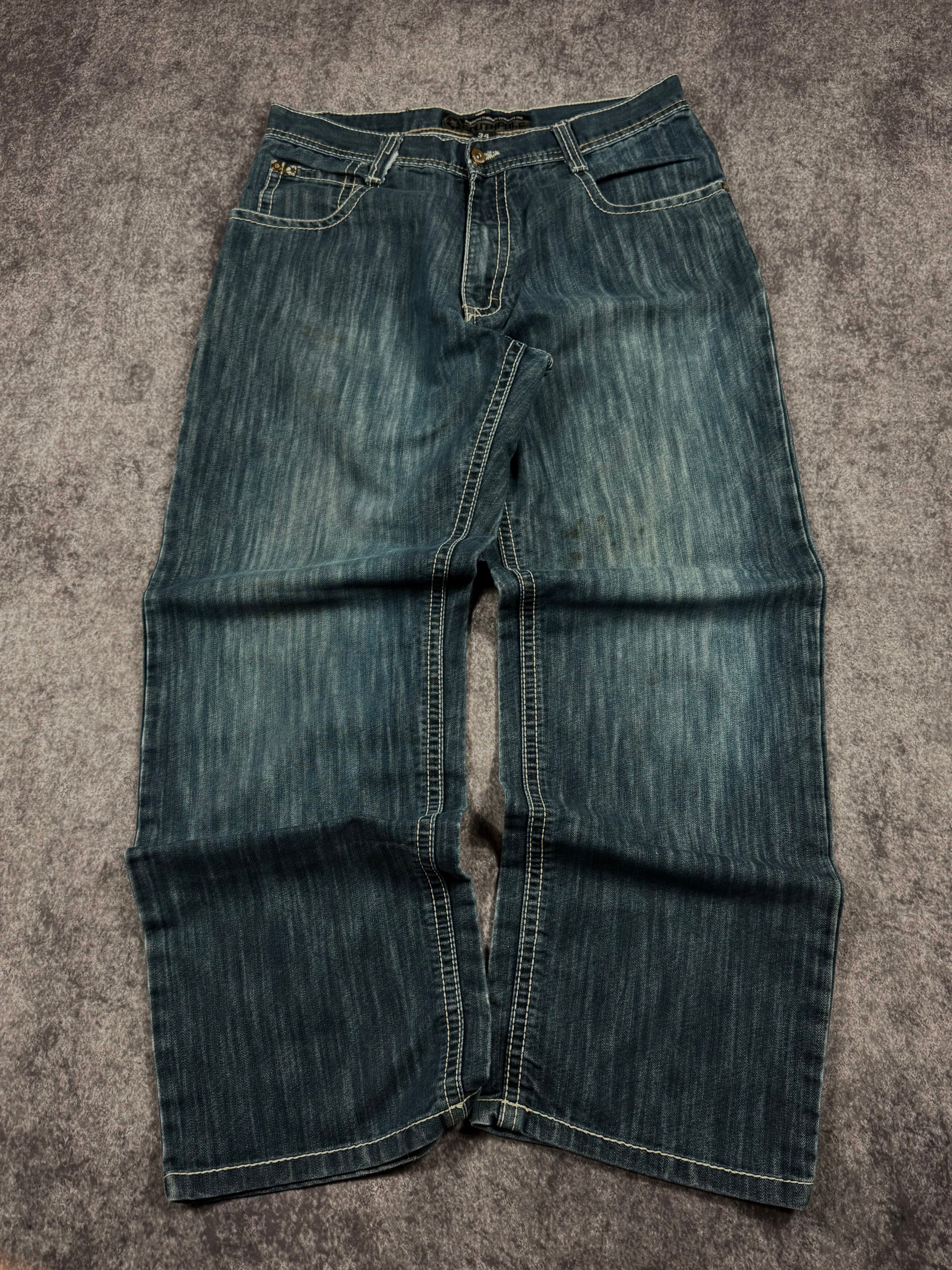 2000s southpole brown tan jeans (34x30)