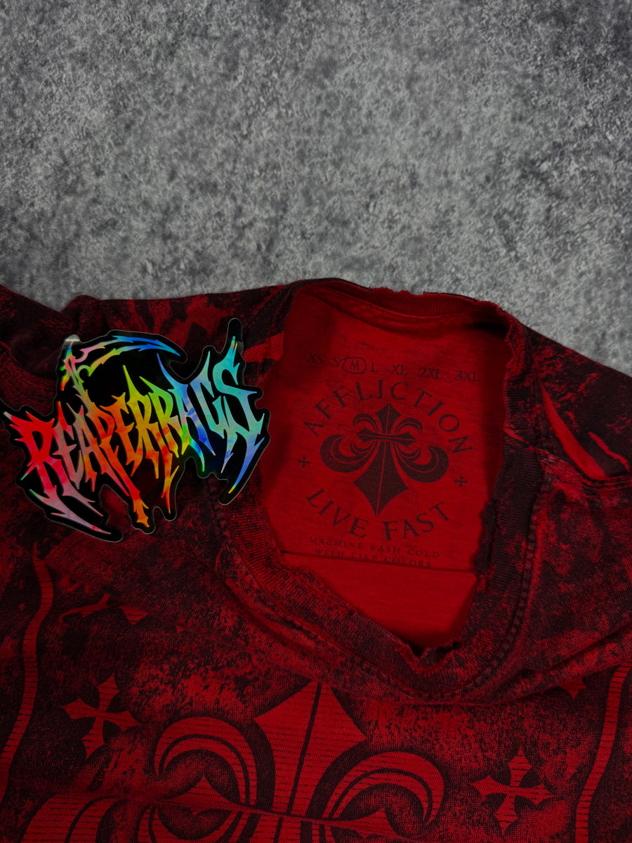 (rare) 2000s affliction shirt (M)