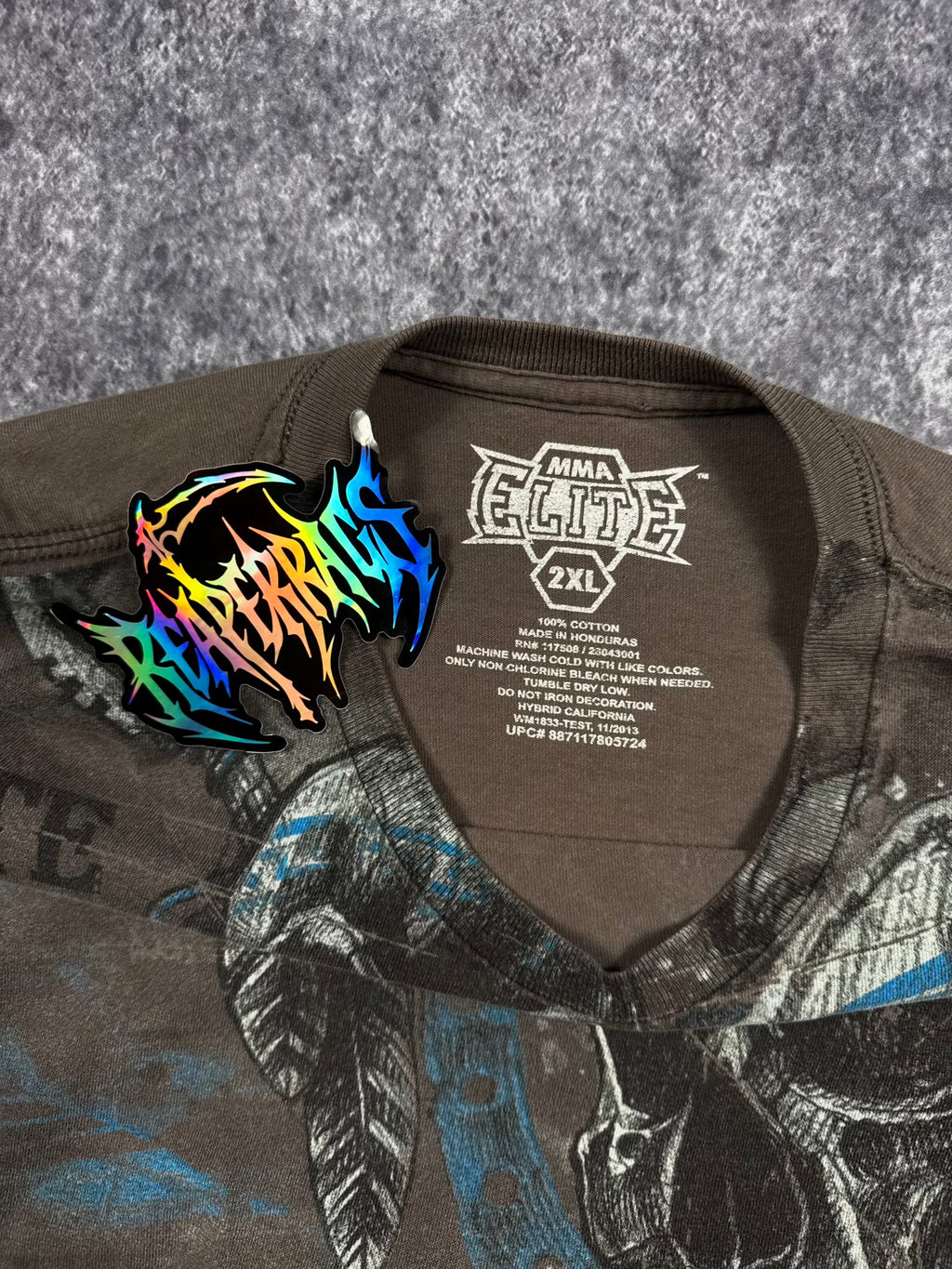 (RARE) 2000S MMA ELITE SHIRT (XXL)