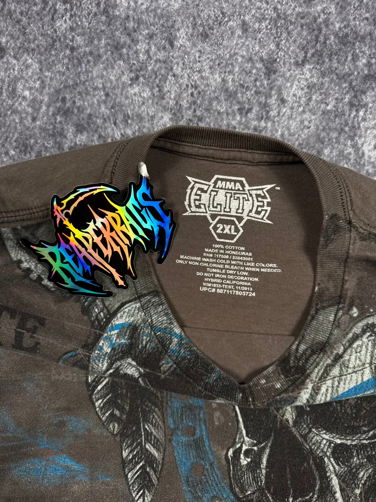 (RARE) 2000S MMA ELITE SHIRT (XXL)