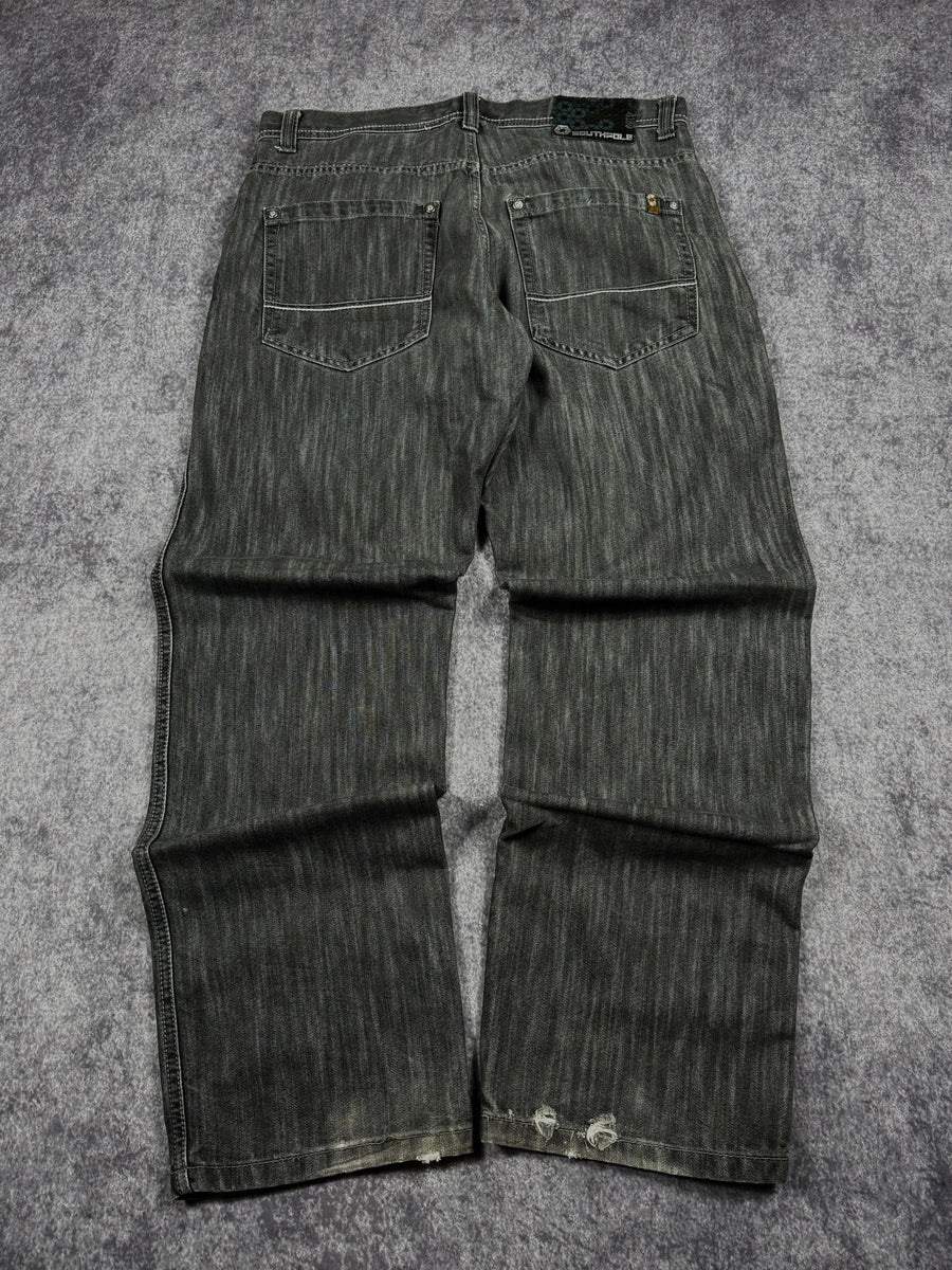 (rare) 2000s southpole brown tab jeans (36x32)