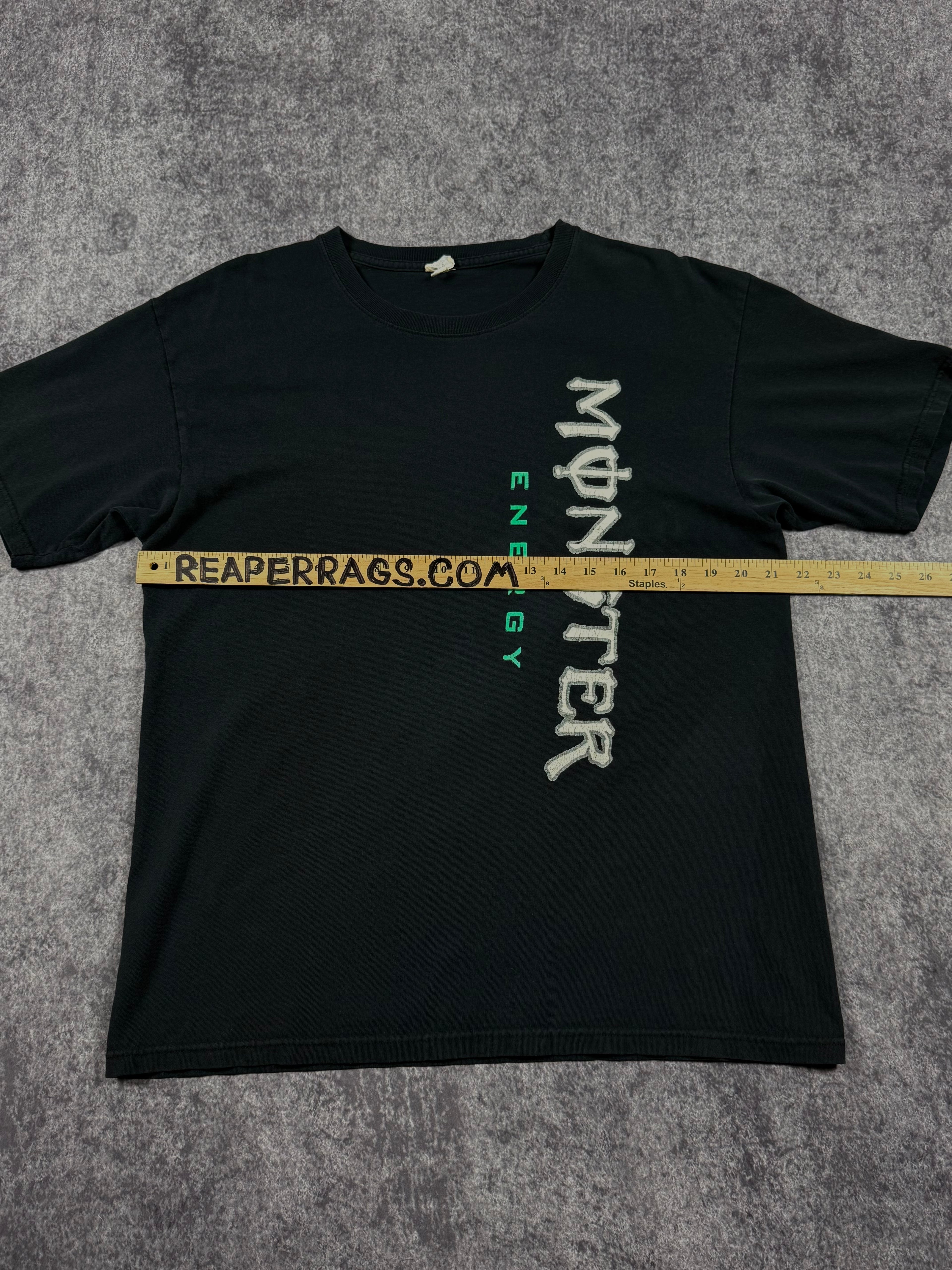 (rare) 2000s monster energy shirt (L)