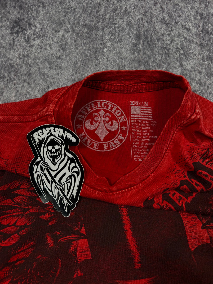 (rare) 2000s affliction shirt (M)