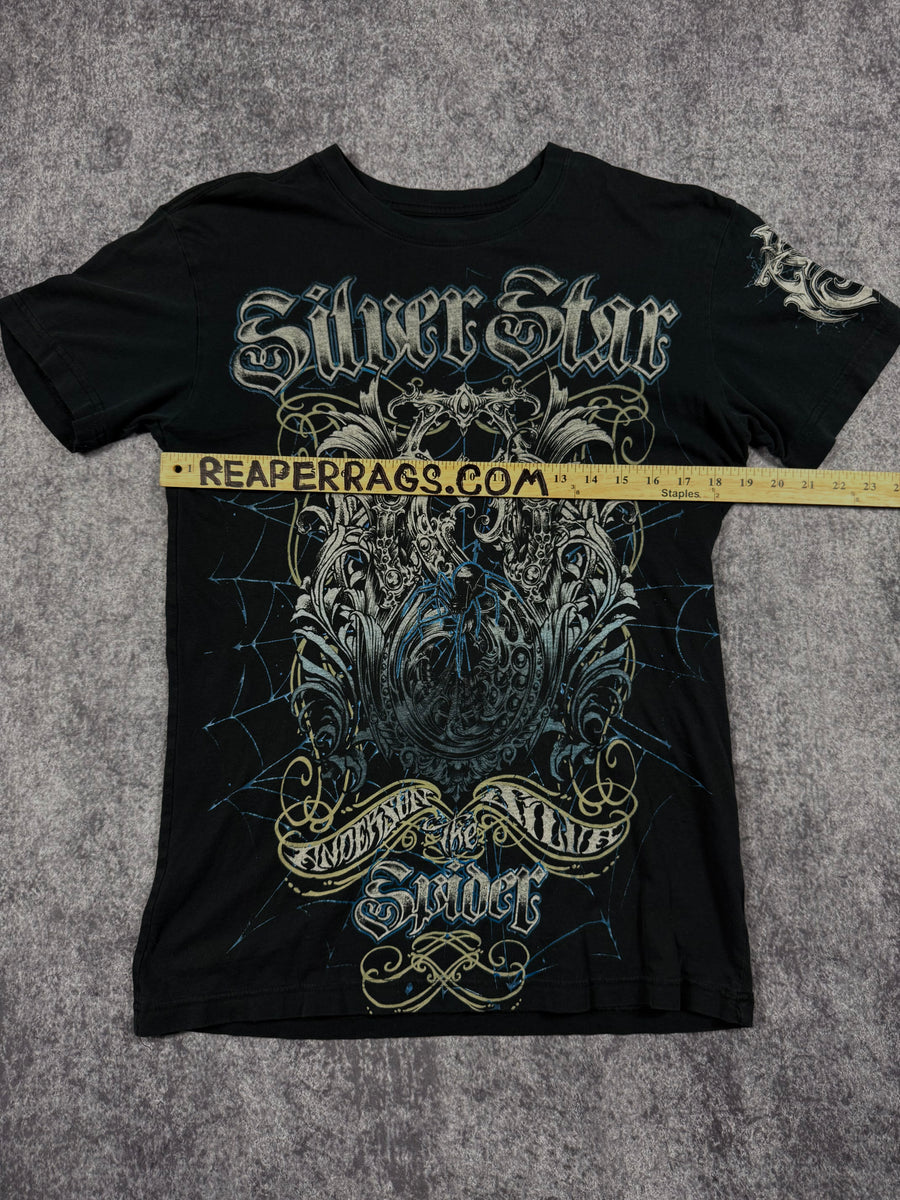 2000s silver star shirt (S)