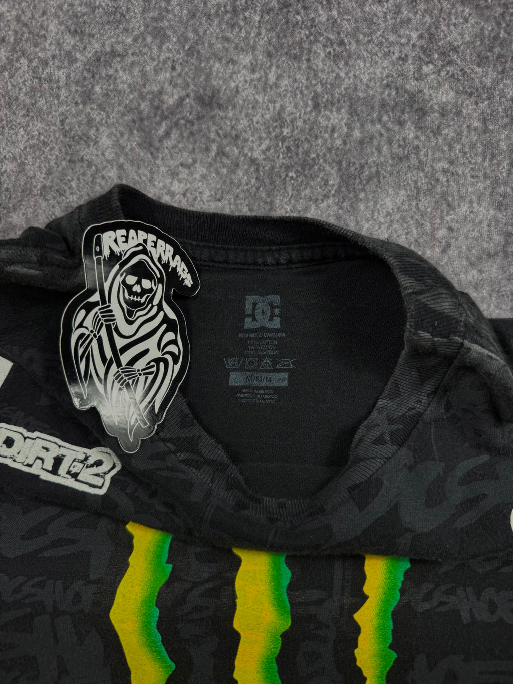 (rare) 2000s monster energy x dc shoes x ken block x subaru shirt (M)