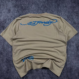 (rare) 2000s distressed ed hardy shirt (M)