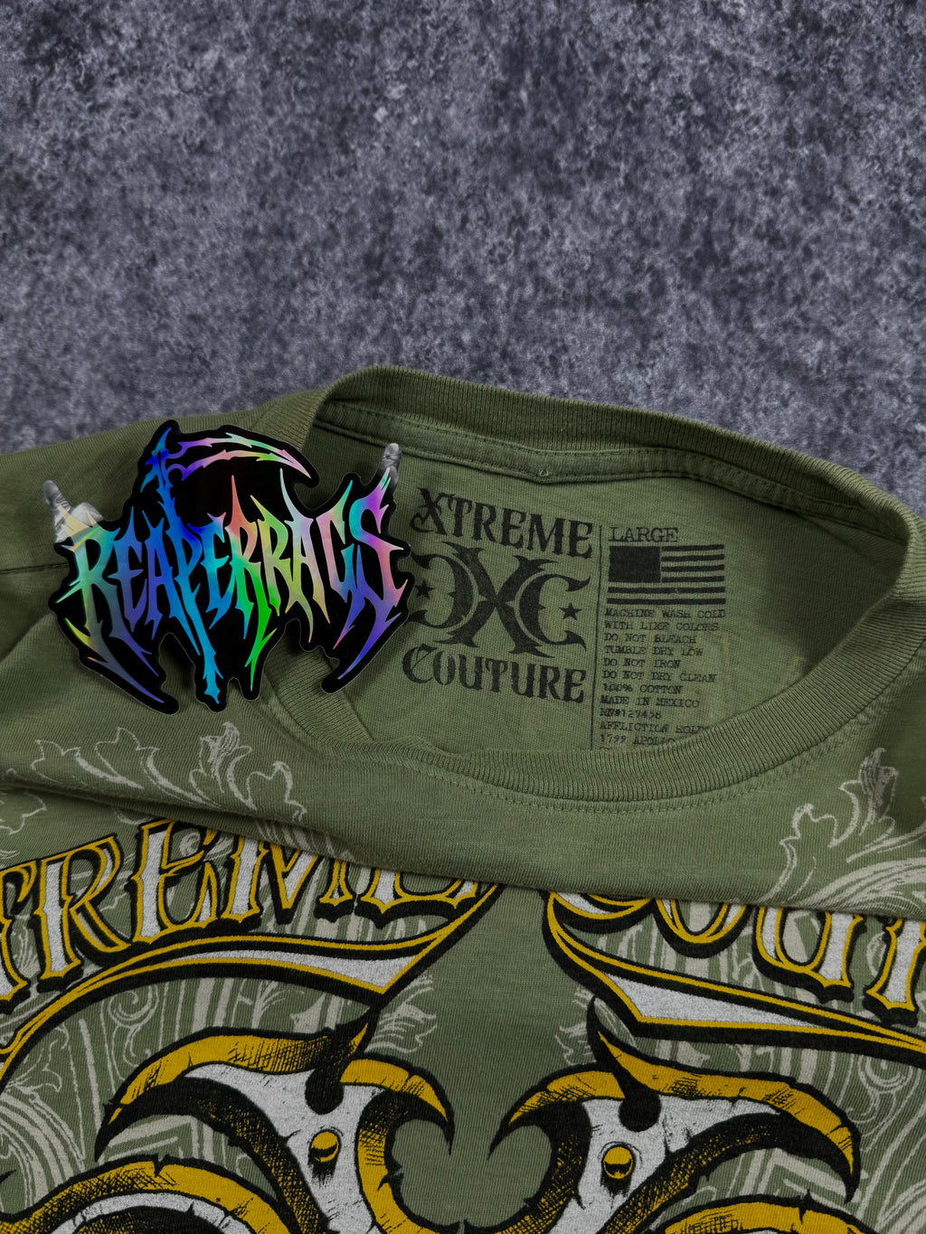 (rare) 2000s xtreme couture shirt (L)