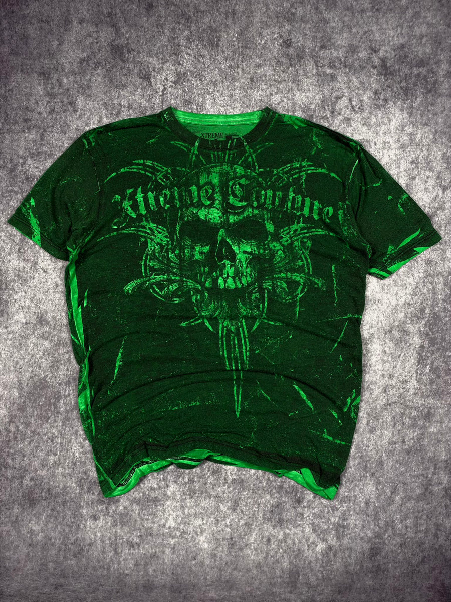 (RARE) 2000s ULTRA THIN XTREME COUTURE SHIRT (XL)