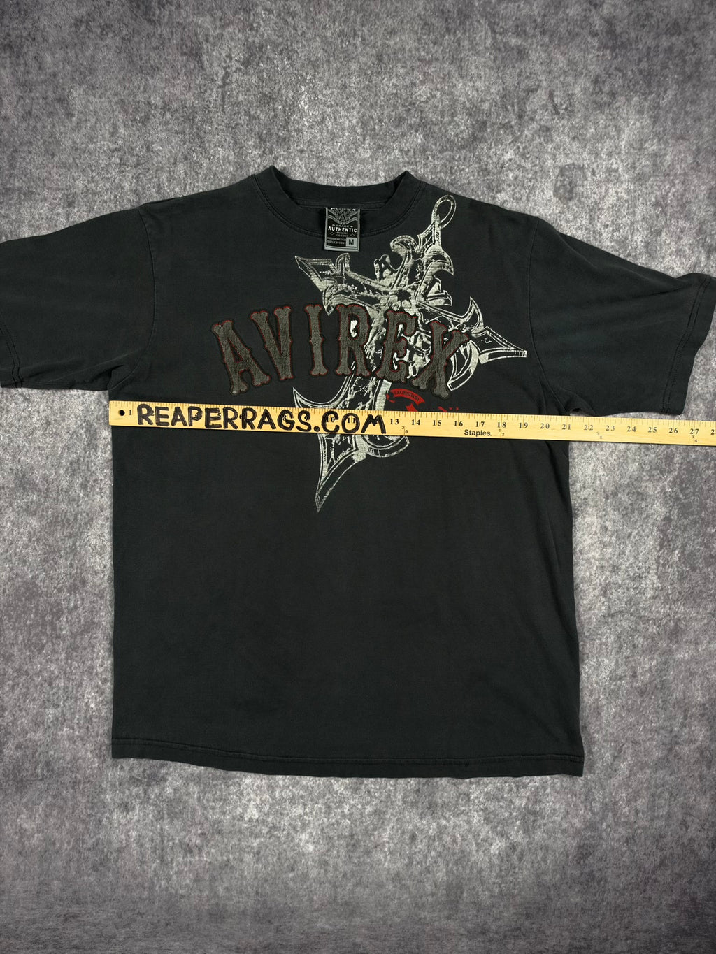 (RARE) 2000s EMBROIDERED AVIREX SHIRT (M)