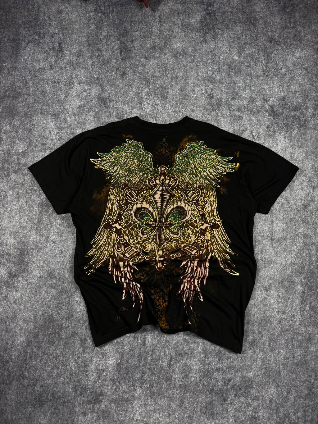 (RARE) 2000S RETRIBUTION CHROME SHIRT (L)