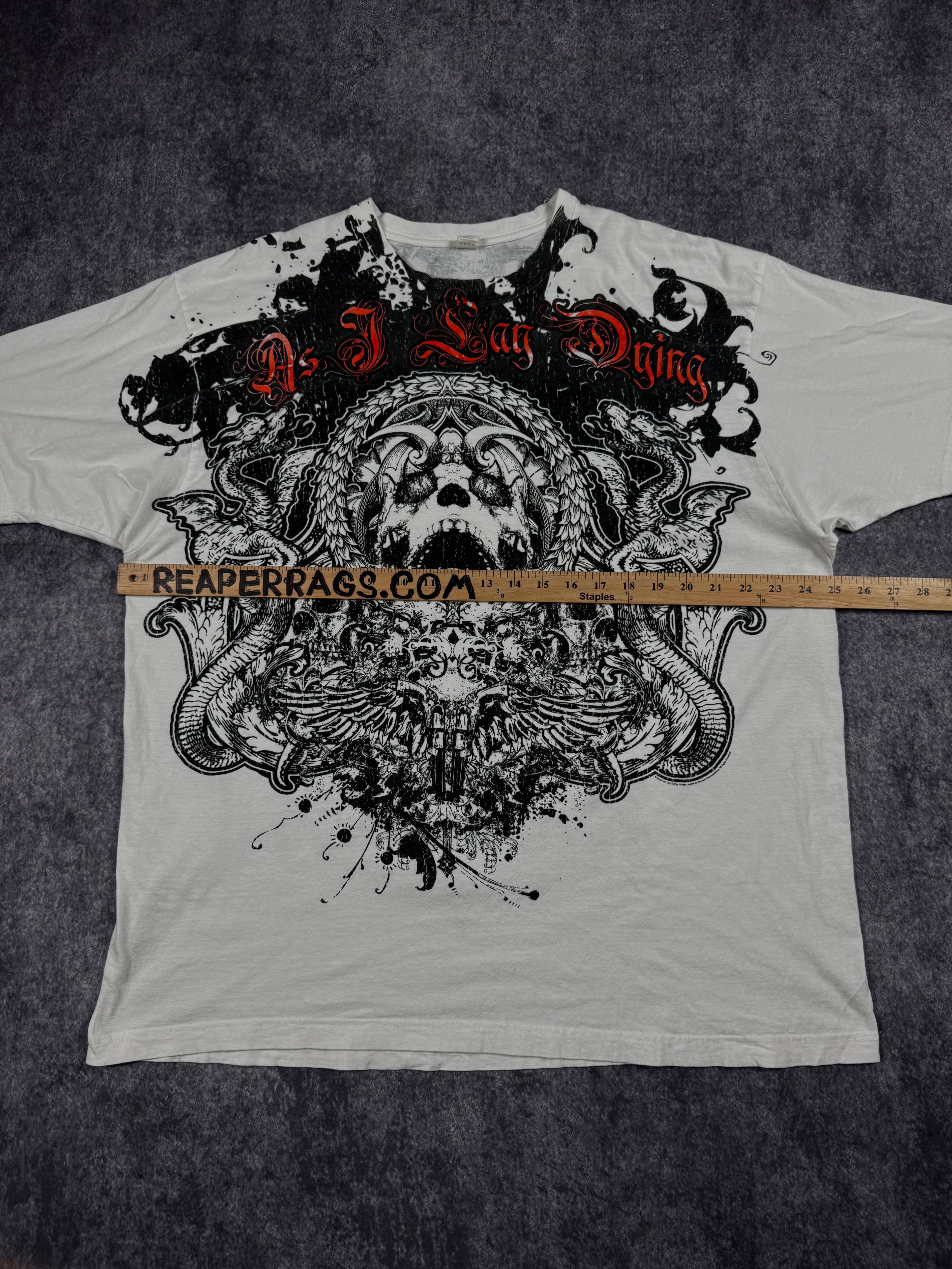 2000s “as i lay dying” shirt (XXL)