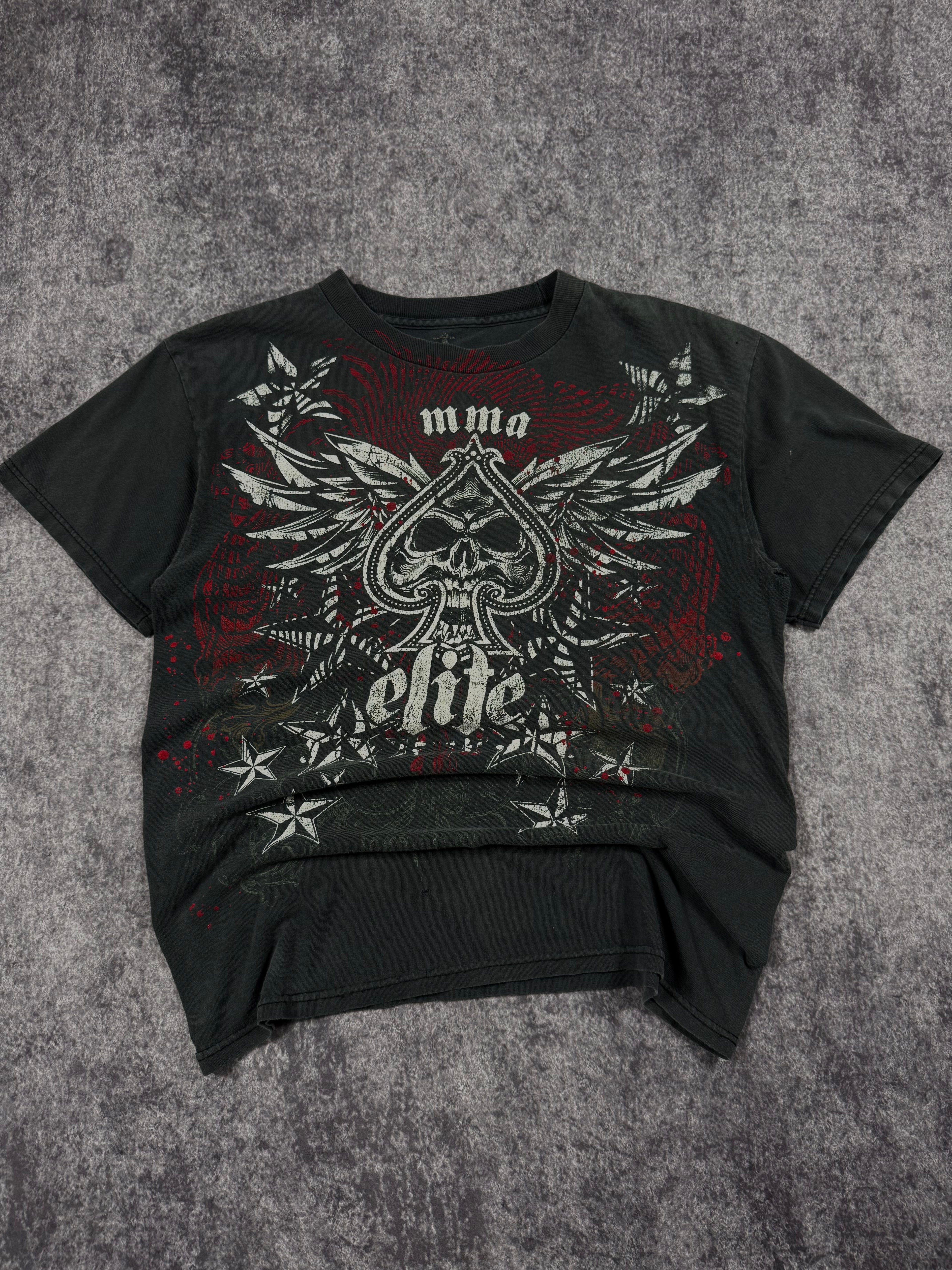 (rare) 2000s mma elite shirt (M)