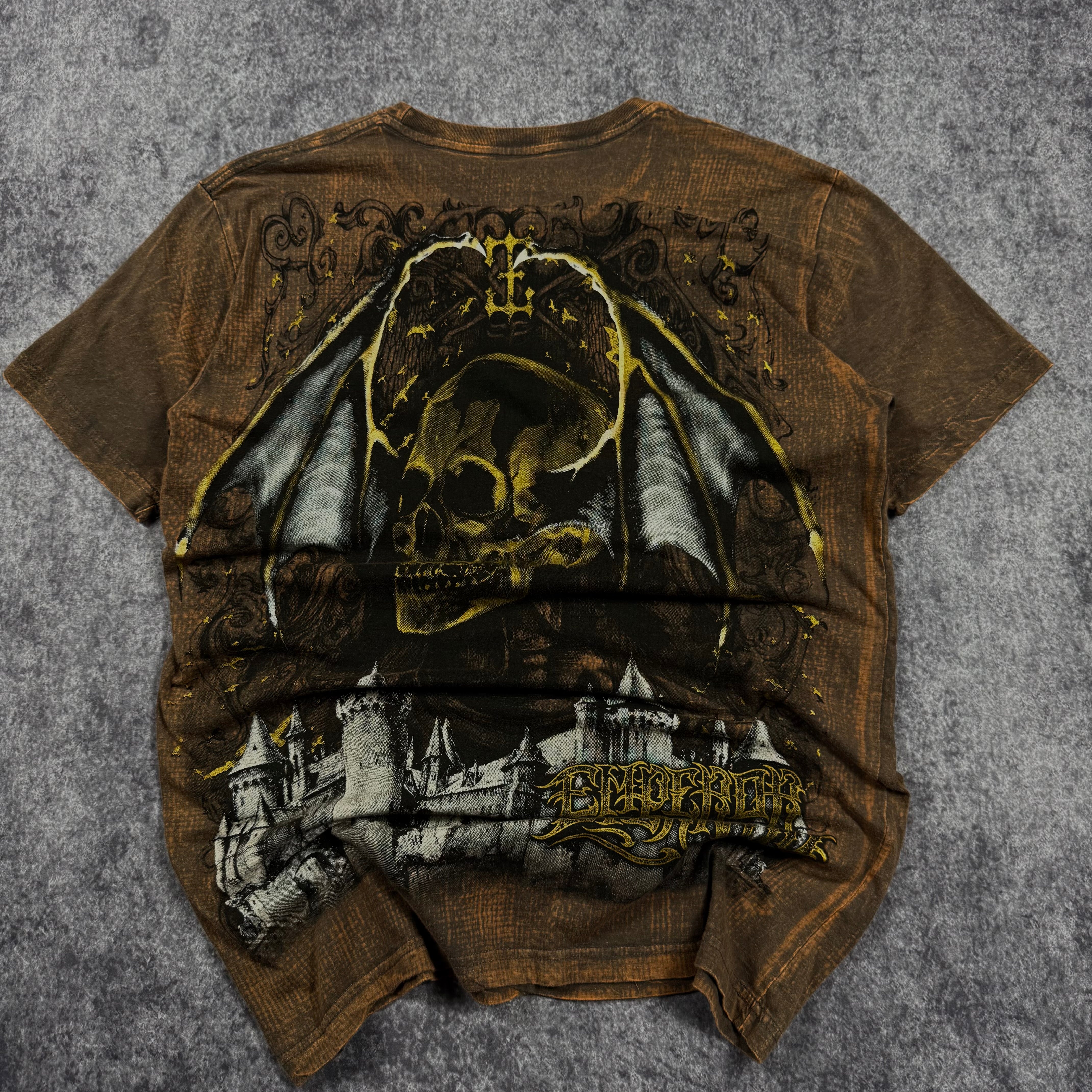 (rare) 2000s emperor eternity chrome shirt (M)