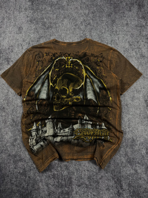 (rare) 2000s emperor eternity chrome shirt (M)
