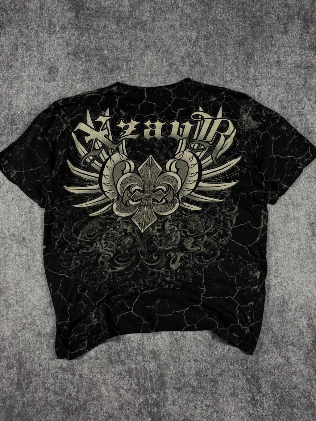 (rare) 2000s xzavier chrome shirt (L)