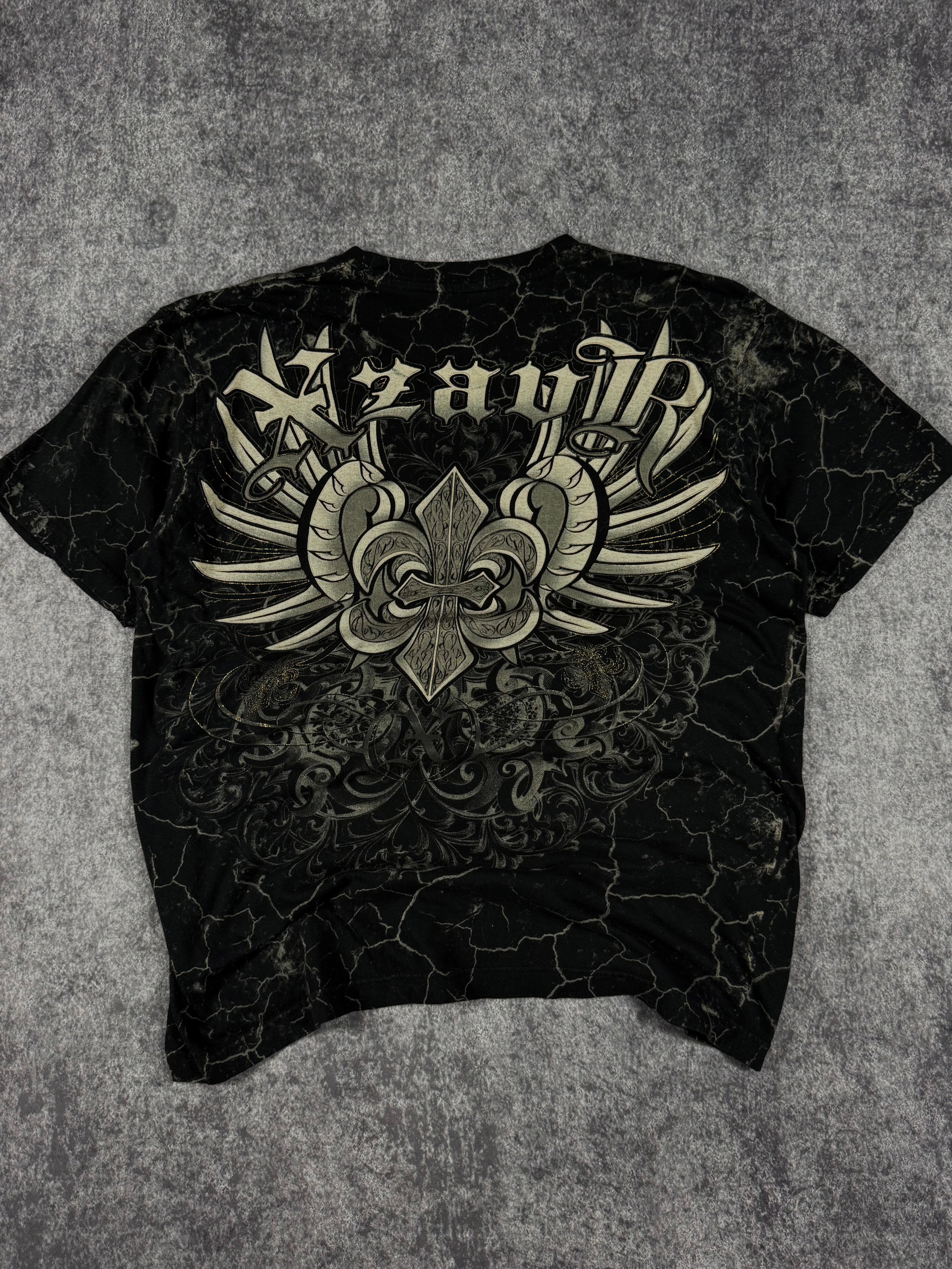 (rare) 2000s xzavier chrome shirt (L)