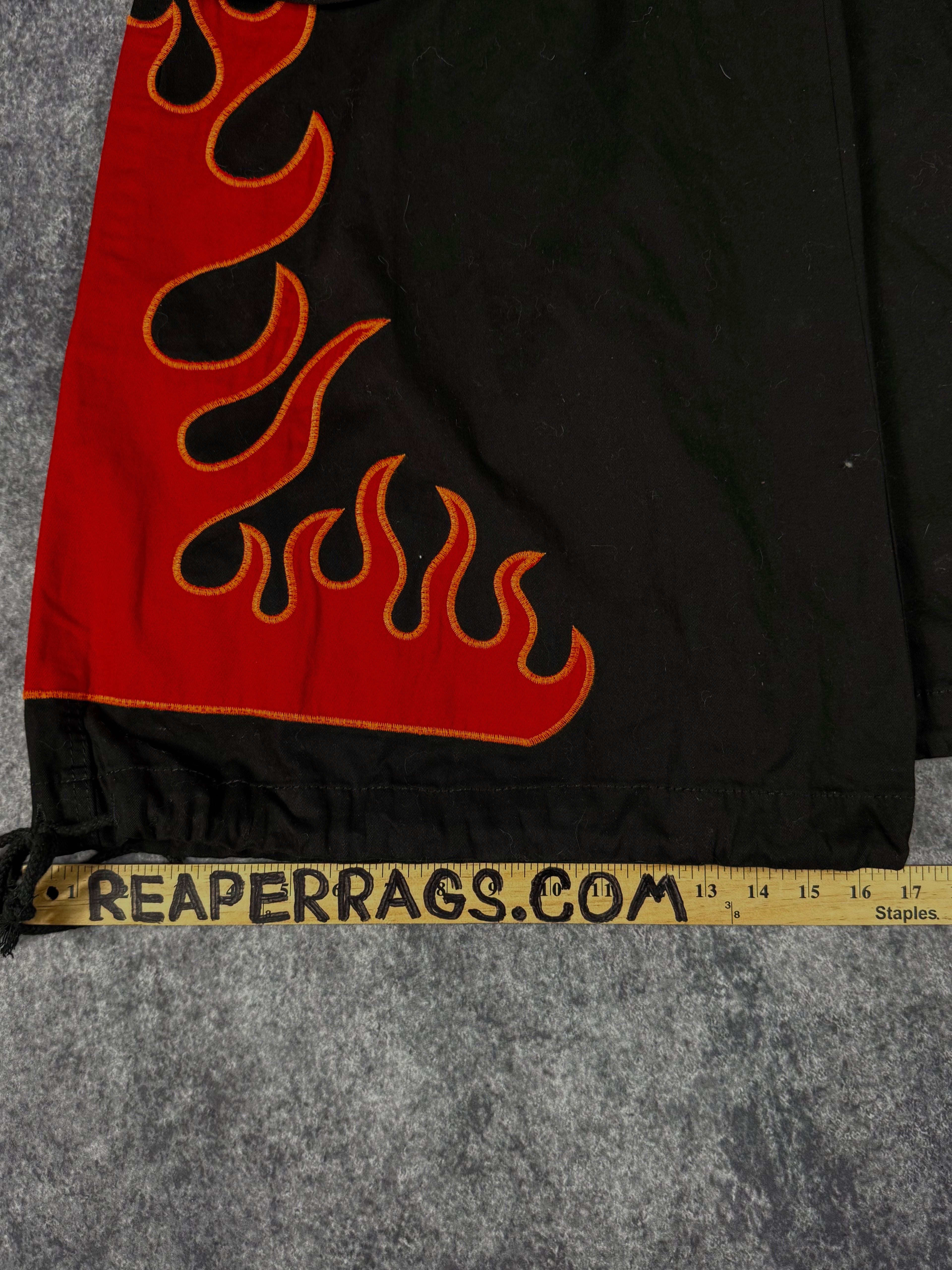 (rare) tripp nyc x dark street flame pant (32x32)