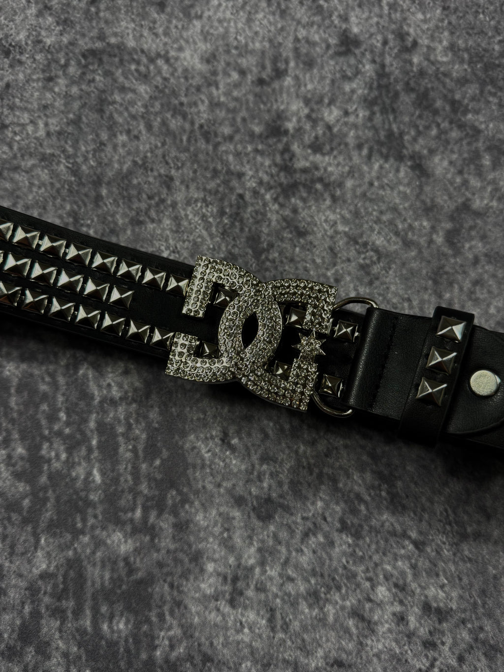 Rhinestone DC Studded Belt (belt included)