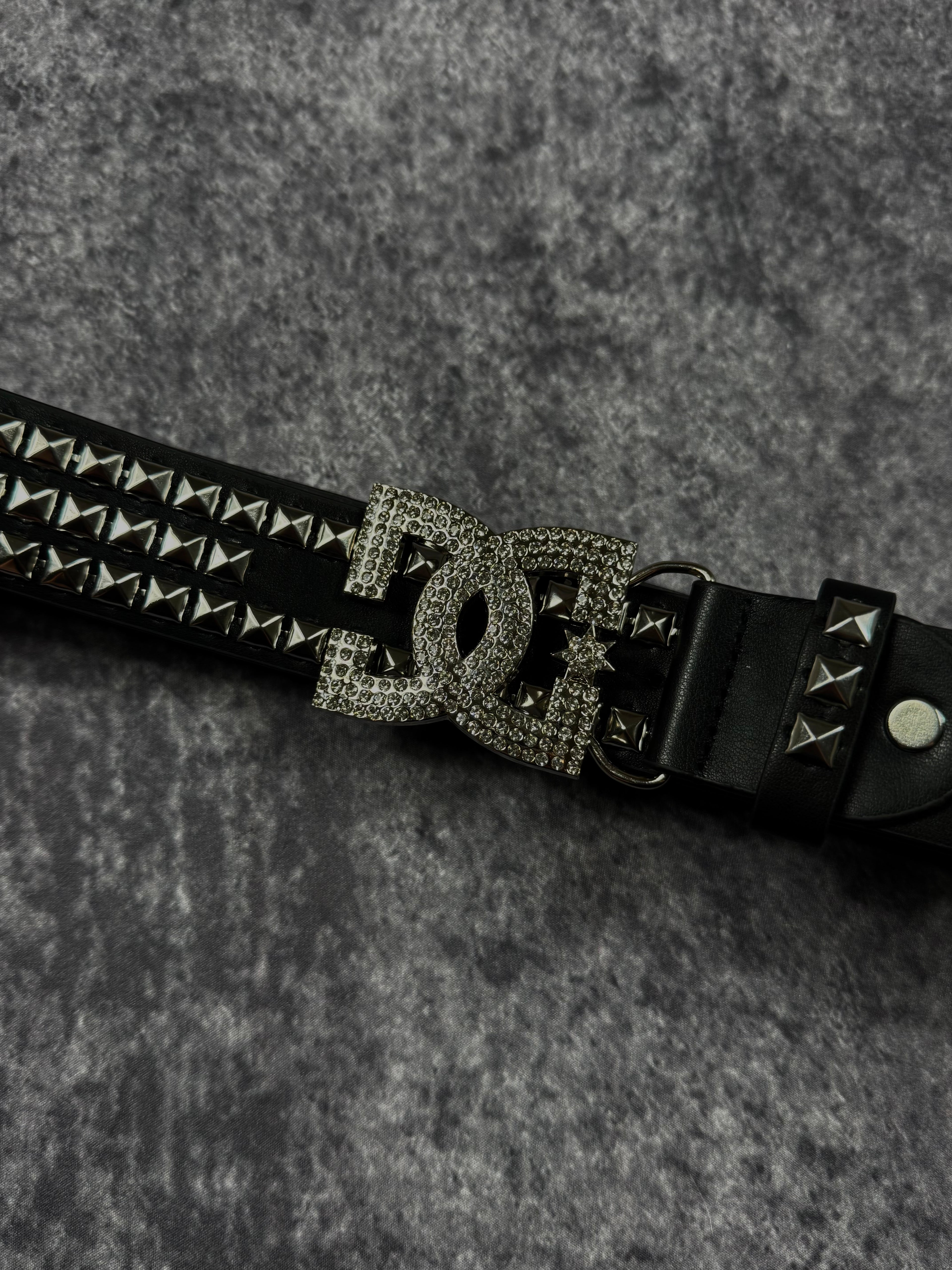 Rhinestone DC Studded Belt (belt included)