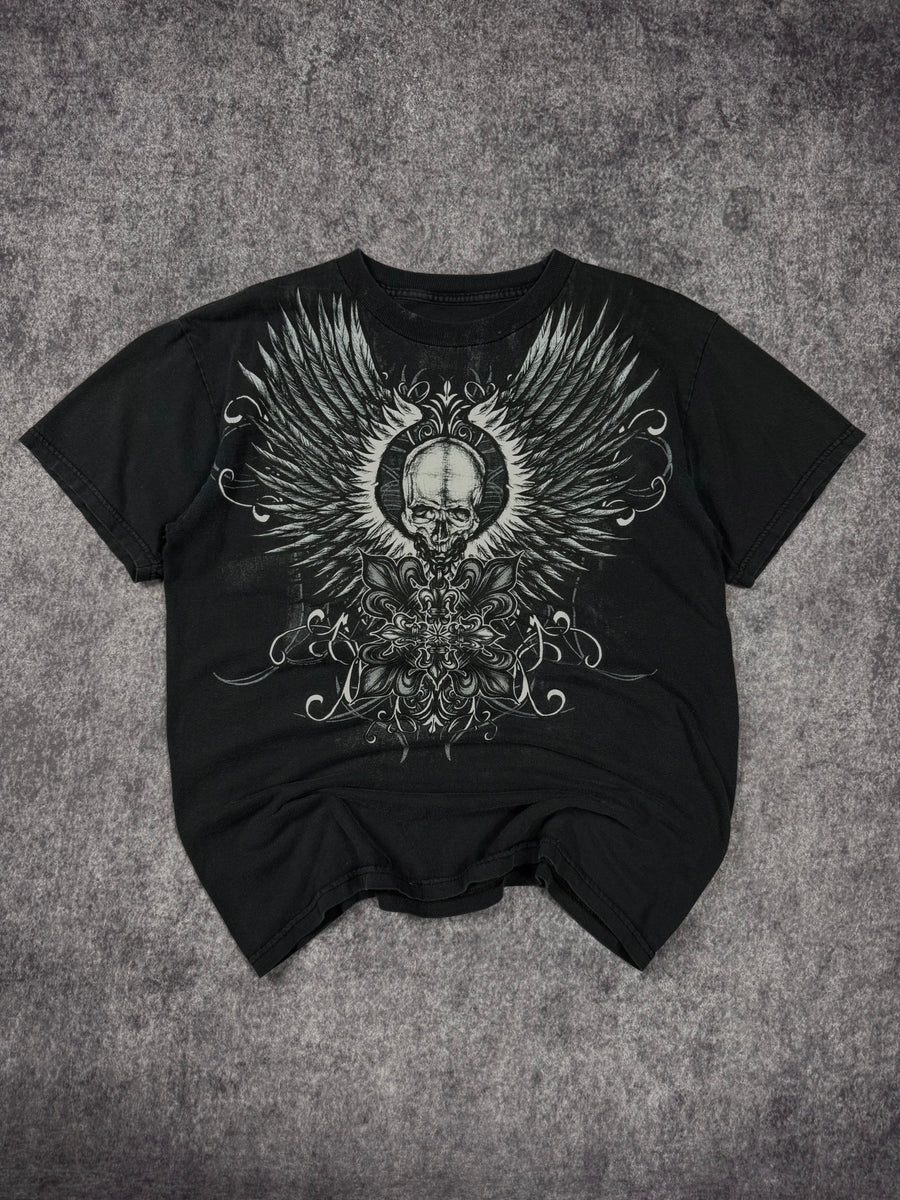 2000s winged skull shirt (M)