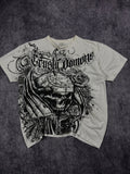 2000s winged skull shirt (L)