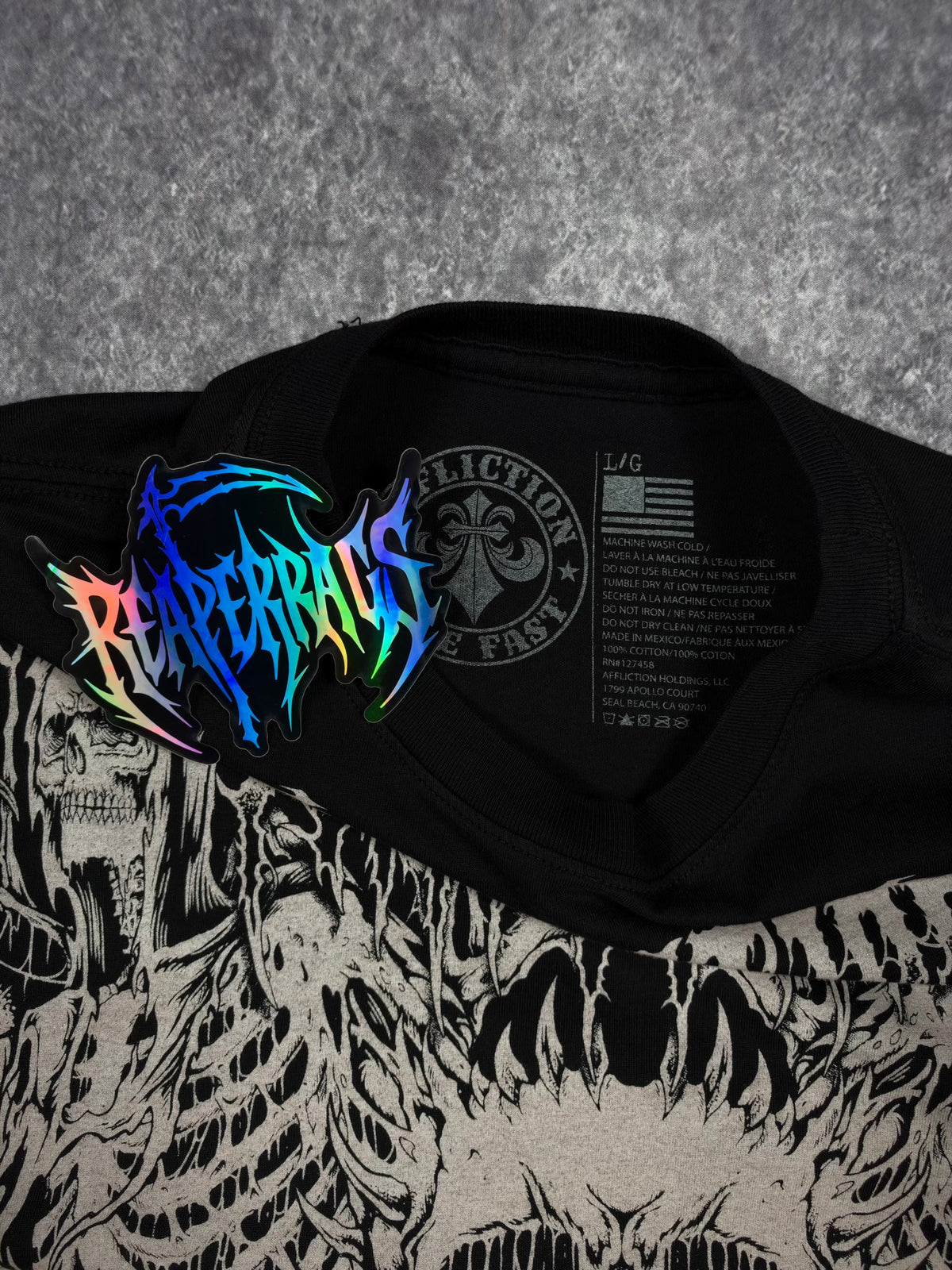 2000s AFFLICTION SHIRT (L)
