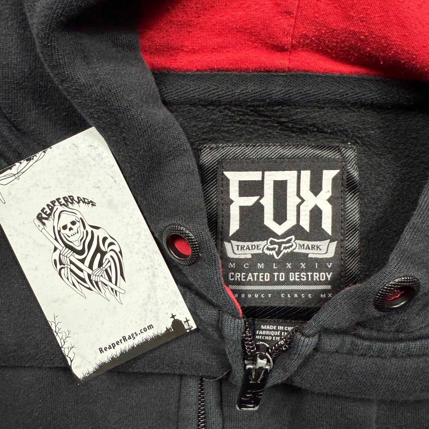 Fox Racing Y2K Zip-Up Hoodie (M)