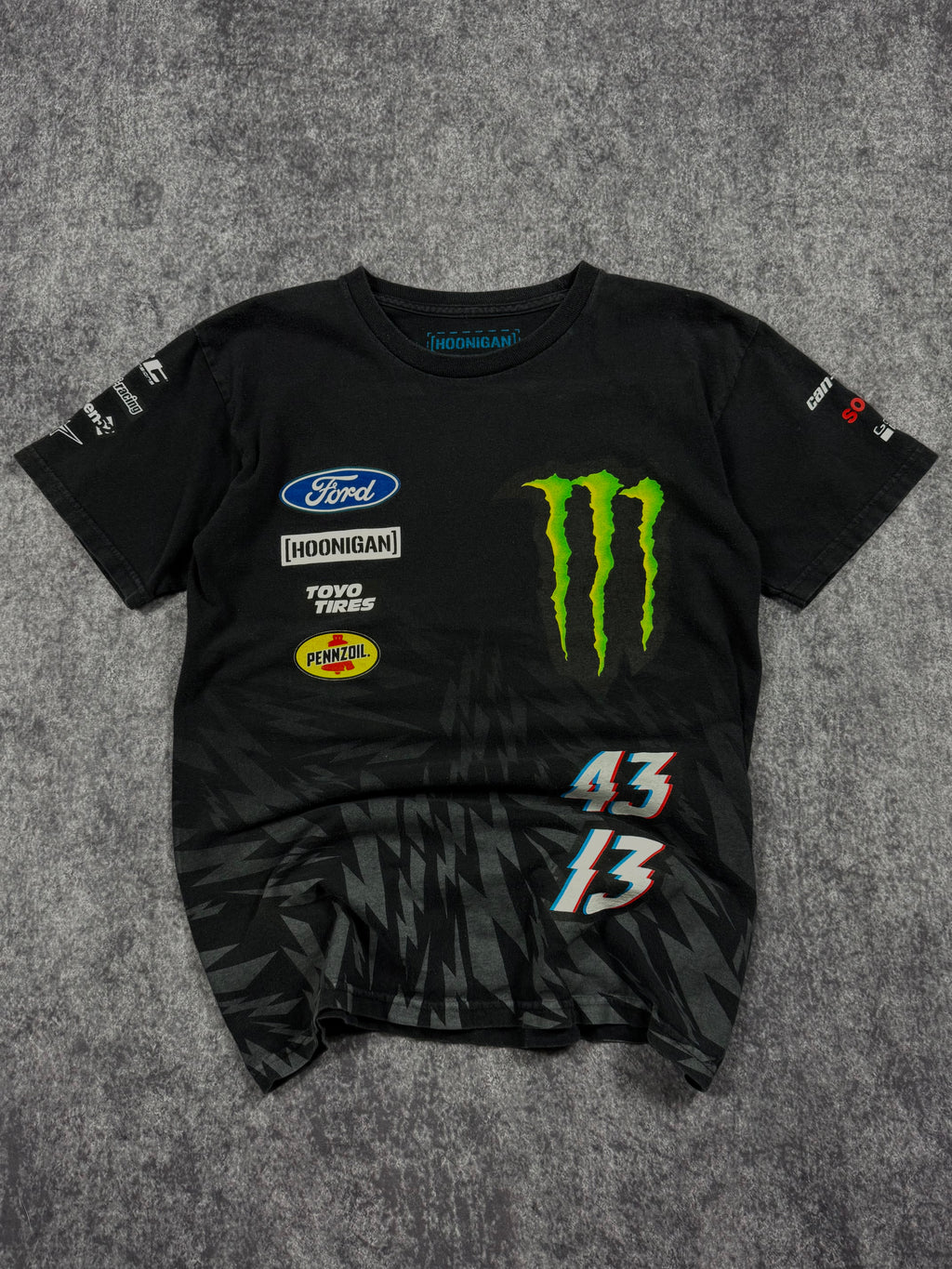 (rare) 2000s Hoonigan x Monster Energy Shirt (S)
