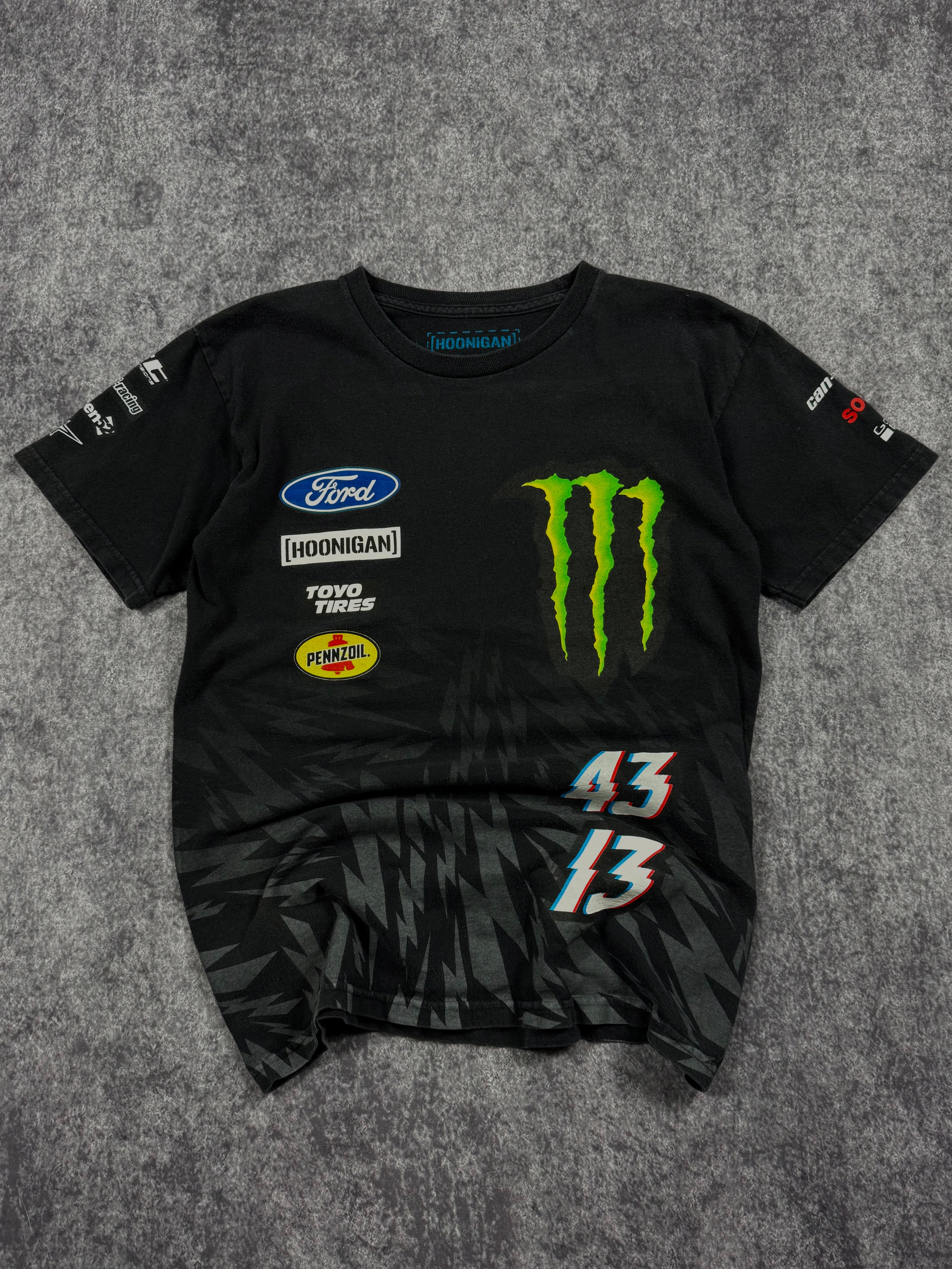 (rare) 2000s Hoonigan x Monster Energy Shirt (S)
