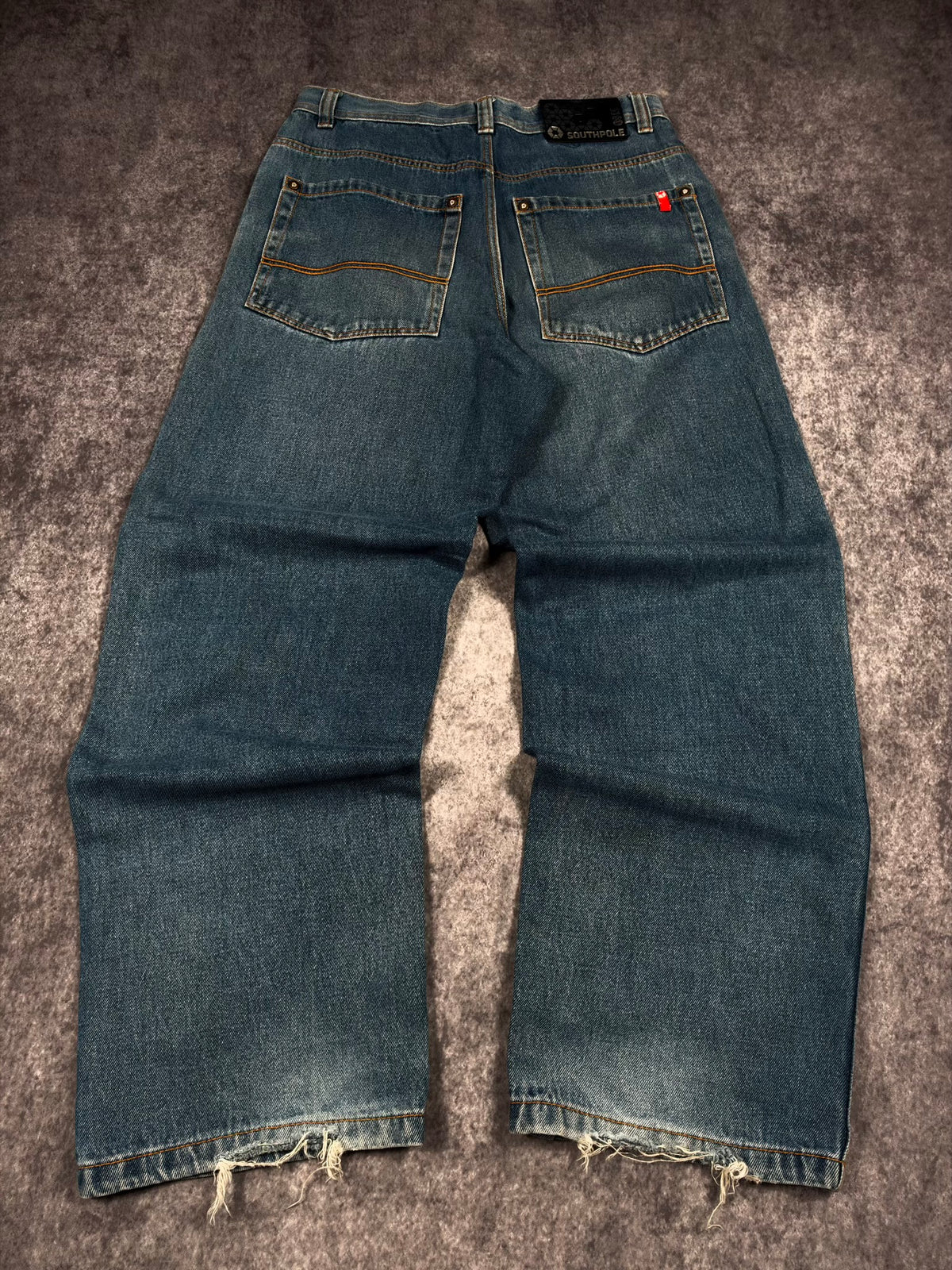 (GRAIL) 2000s SOUTHPOLE RED TAB JEANS (32x29)