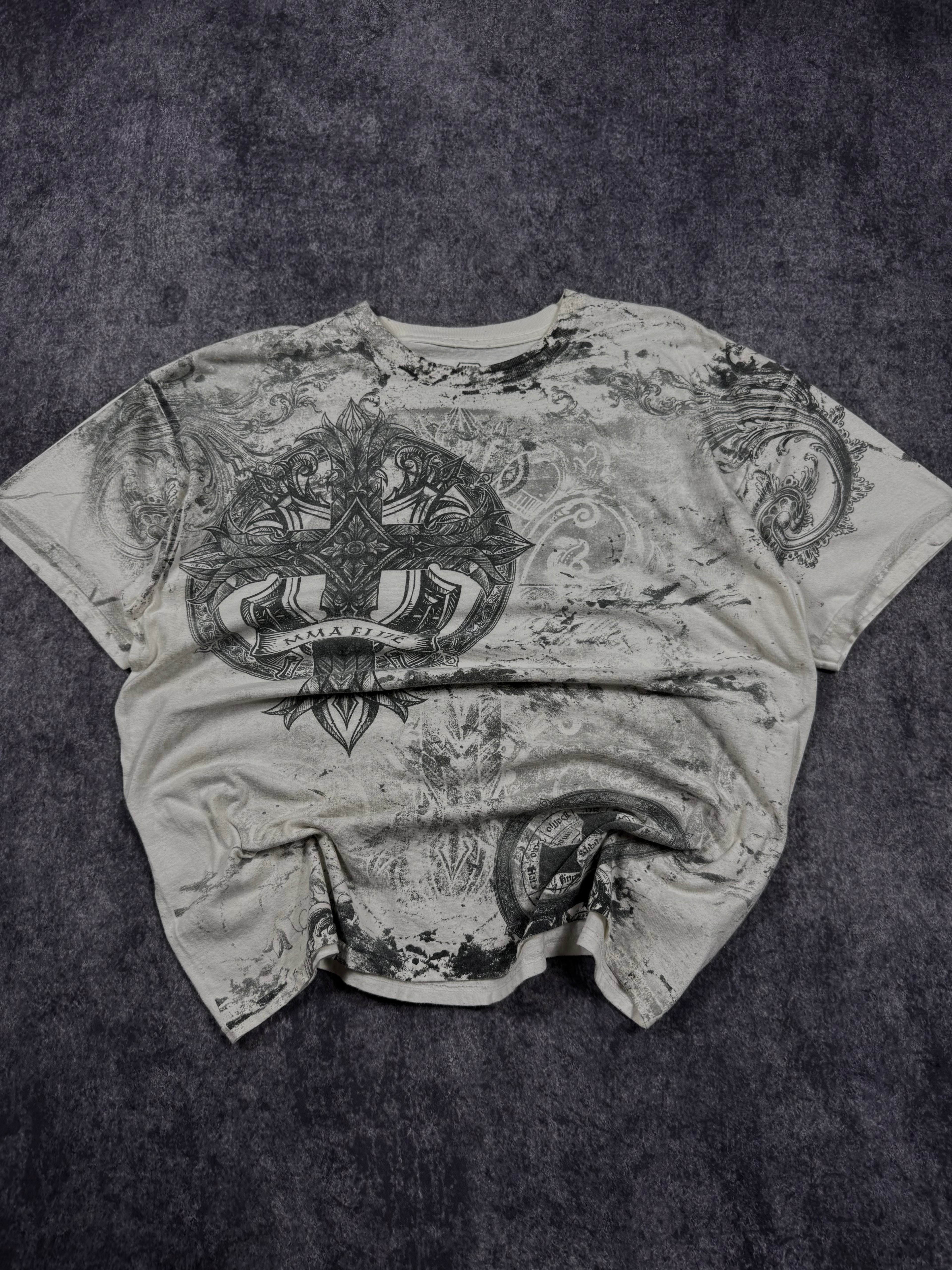 (rare) 2000s mma elite shirt (XL)