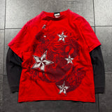 2000s Hybrid Layered Shirt (S)