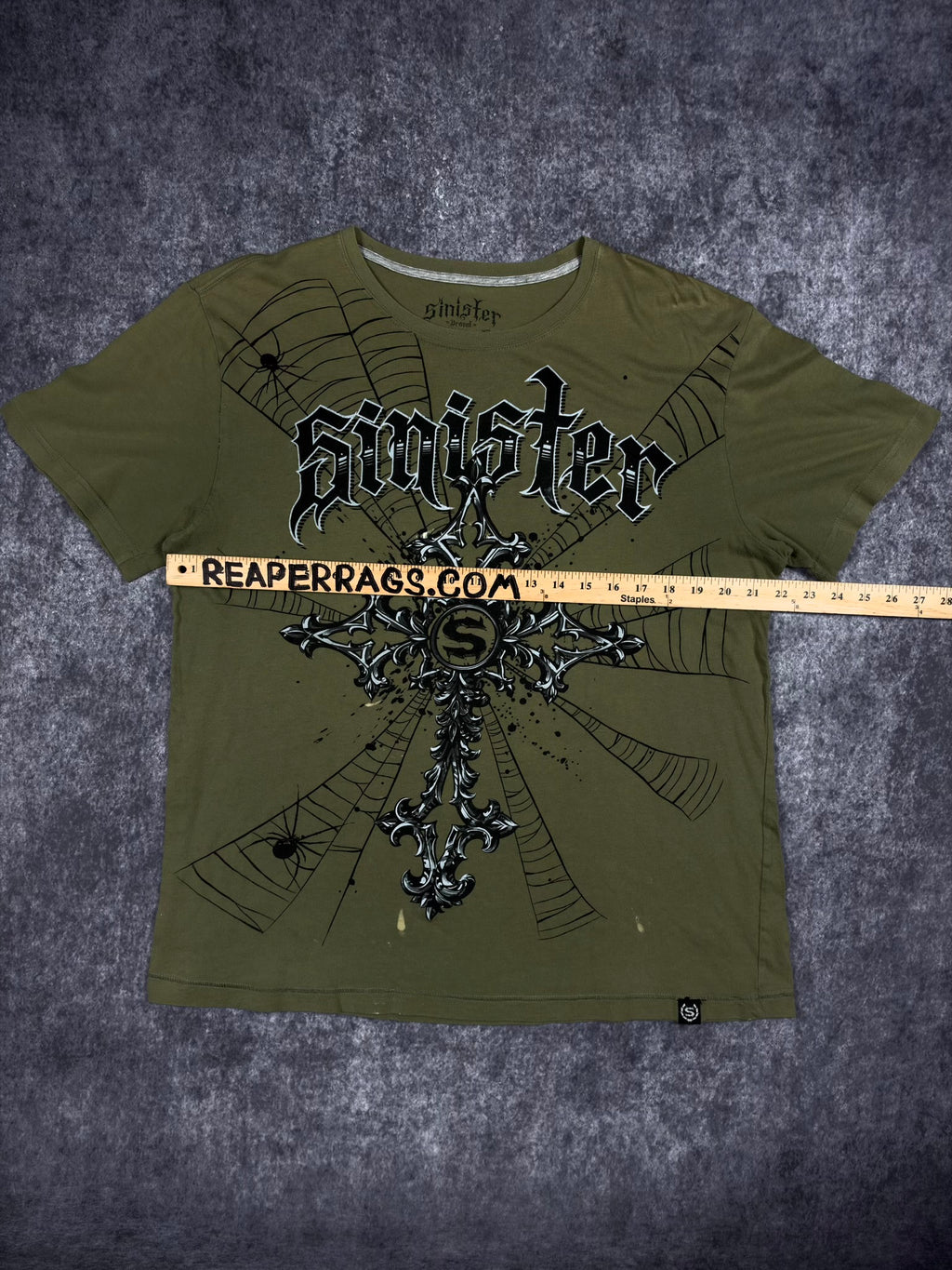 (RARE) 2000s SINISTER SHIRT (L)
