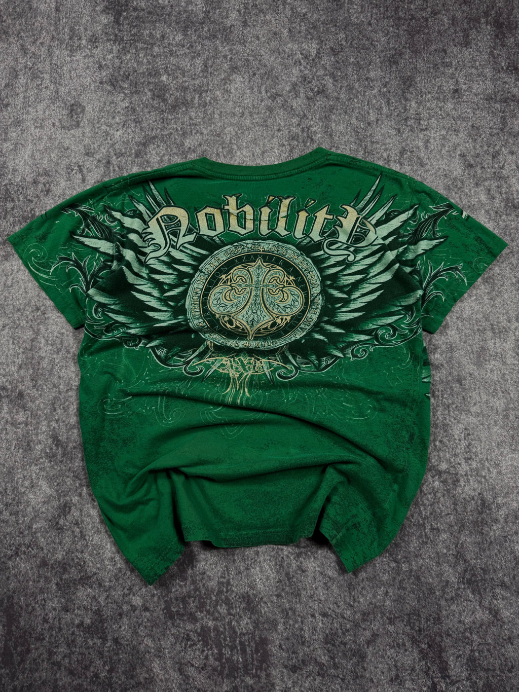 (rare) 2000s black x nobility shirt (M)