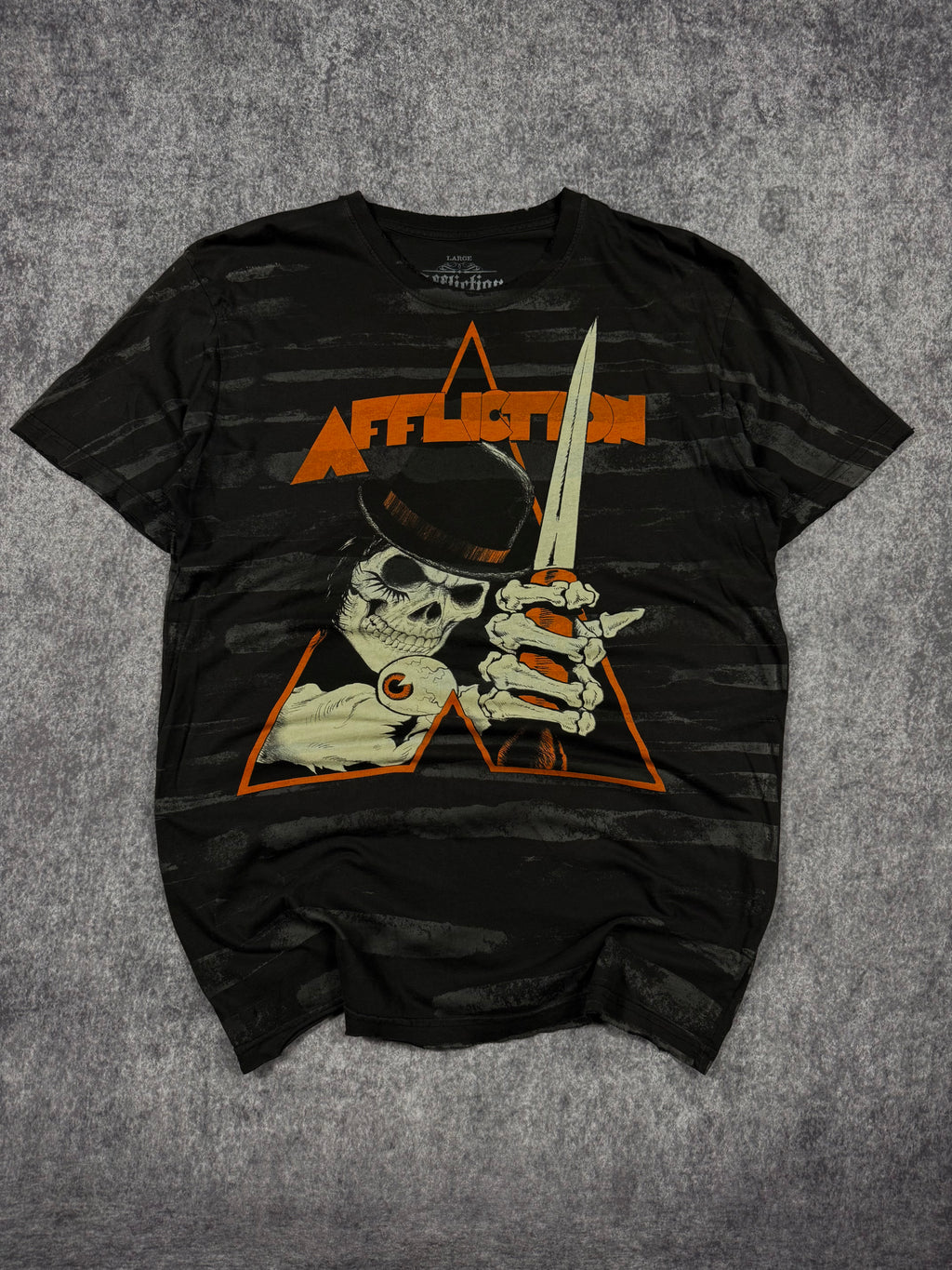 (rare) 2000s affliction x the adicts shirt (L)