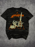 (rare) 2000s affliction x the adicts shirt (L)