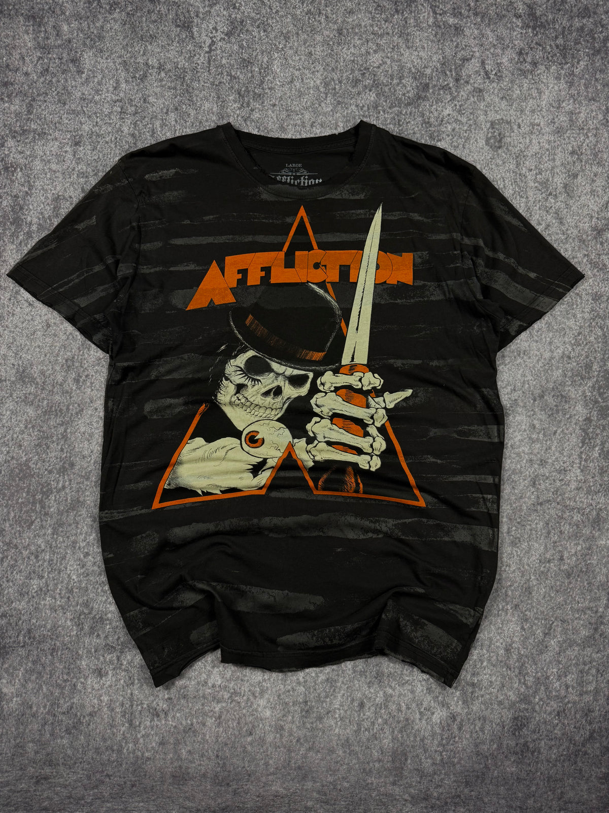 (rare) 2000s affliction x the adicts shirt (L)