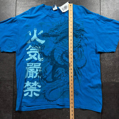 Y2K Dragon Grunge Tshirt (L)